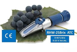 RHW-25BATC Refraktometer für Brix und potenziellen Alkohol
