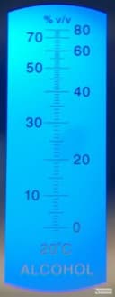 RHW-80 Alkoholrefraktometer 0–80 %